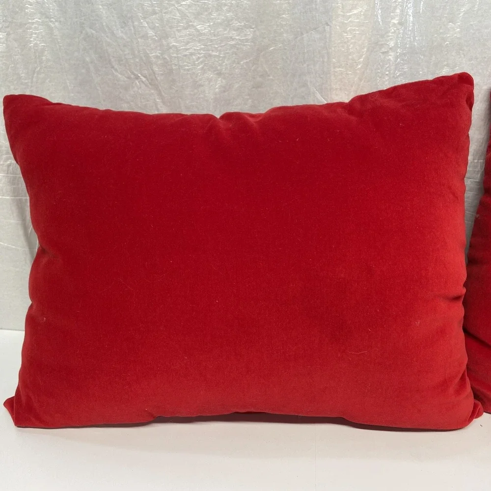 Christmas Tree Throw‎ Pillow Set Red Green Holiday Home Decor Festive 16